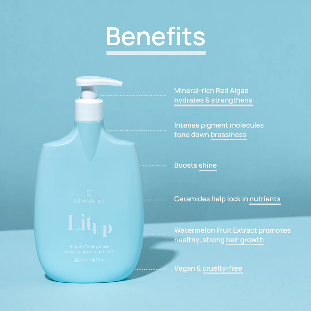 Unwritten Lit Up  Blonde Toning Mask 300ml - Image 8